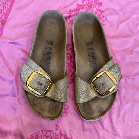 Birkenstock Madrid big buckle sandals size 38 - Picture 1 of 6